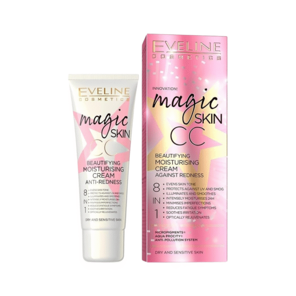 Eveline Cosmetics Magic Skin CC Moisturising Cream - 50ml (Pack of 6)