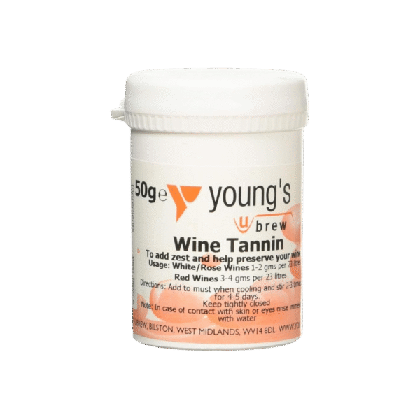 Youngs Wine Tannin - 50g - (Pack 10)