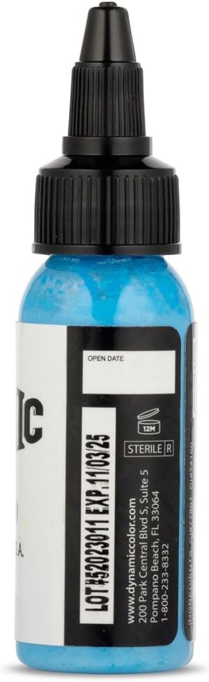 Dynamic Color Co- Sky Blue Tattoo Ink (1oz Bottle)