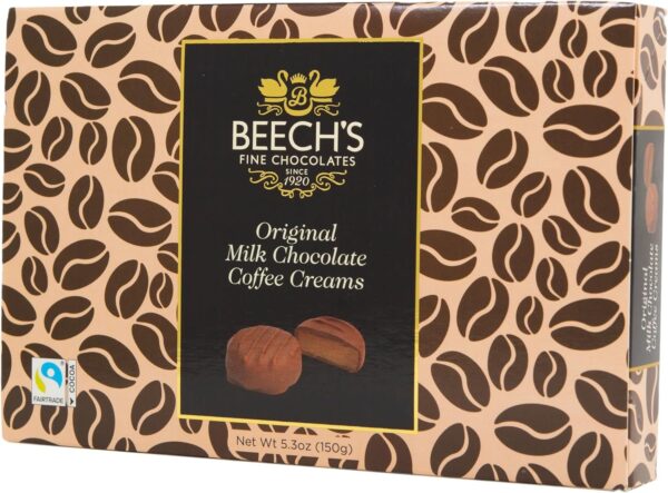 Beech's Milk Coffee Creams, 150g - Smooth Milk Chocolate Coffee Centres